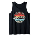 Someone In Manchester Loves Me City US USA Tank Top