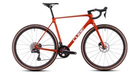 Velo de cyclocross cube cross race c 62 slx shimano ultegra di2 grx di2 12v 700 mm orange electric 2025