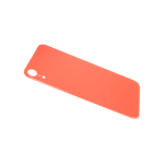 Glass Back For iPhone XR Plain in Coral