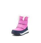 Sorel Whitney 2 Strap Waterproof Unisex Kids Winter Boots, Purple Bright Lavender X Collegiate Navy, 4 UK