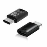 Type C Connector Converter Micro USB To Type C - Black