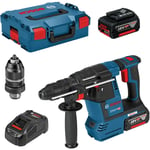 Bosch - Marteau perforateur sans fil gbh 18V-26 f avec 2x batteries 5,0 Ah avec chargeur, l-boxx inclus