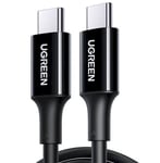 USB-C - USB-C kaapeli, 2m, musta