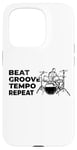 Coque pour iPhone 15 Pro Tambour Musique Motivation Rock Artiste