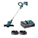 Makita DUR193RG-2 18v LXT Line Trimmer (2x6Ah)