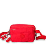 Kipling ABANU Multi, Crossbody Femme, Red Rouge, Taille Unique