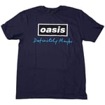 Oasis Unisex T-Shirt: Definitely Maybe Text Logo (X-Large)