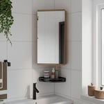 Prolenta Premium - Furniture Limited - Armoire de bain à miroir d'angle chêne