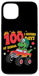 iPhone 13 100 Days of School Monster Truck 100th Day of School T-Rex Case