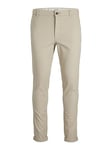 JACK & JONES Men's Jpstmarco Jjfury AKM Noos Chinos, Dune, 31 W/30 L