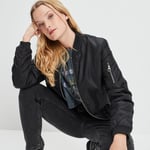 LIBERTO - blouson bombers noir femme