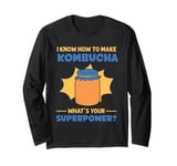 Kombucha Starter Kit for Tea Drink Lover Kombucha Long Sleeve T-Shirt