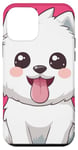 Coque pour iPhone 12 mini Chibi Kawaii Samoyède mignon chien dessin animé animal de compagnie