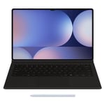 Samsung Ef-Dx925 - Clavier Et Étui (Couverture De Livre) - Clé Ai - Avec Pavé Tactile - Rétroéclairé - Sans Fil - Pogo Pin, Bluetooth - Noir Clavier, Noir Étui