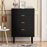 UEV Commode, Meuble de Rangement avec 4 Tiroirs, Plafond Couleur Marbré, Scandinave, Commode Chambre Adulte, 60 x 34 x 94 cm, Meuble Chambre, Salon,