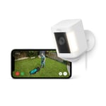 Caméra Spotlight Plus avec adaptateur secteur (Spotlight Cam Plus Plug-in)| Caméra de surveillance extérieure wifi HD, audio bidirectionnel, projecteurs LED | Essai Home gratuit 30 j..[G301]