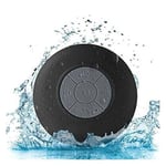 Enceinte Waterproof Bluetooth pour MOTOROLA moto g7 PLUS Smartphone Ventouse Haut-Parleur Micro Douche Petite - NOIR