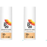 P20 Sensitive Skin Crème Solaire SPF50+ Protection 2x200 ml