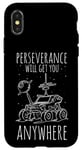 Coque pour iPhone X/XS Perseverance WILL GET YOU ANYWHERE Perseverance Mars Rover