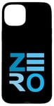 Coque pour iPhone 15 Plus Bleu Zeroed In! Graphique couleur bleue