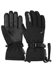 Reusch Outset R-tex XT 7701 Gants de Ski Chauds et Confortables avec dragonne et Membrane imperméable Noir/Blanc Taille 10,5