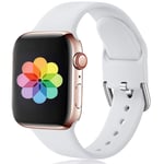 Silicone Bracelet Sport Pour Apple Watch Taille S 42mm 44mm 1 2 3 4 5 6 Se De