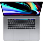 MacBook Pro Touch Bar 16" 2019 Core i7 2,6 Ghz 32 GB 1 TB SSD Space Grey - Renoverad - Bra skick - Refurbished Grade C - Swedish keyboard