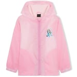 BlueY Impermeable Fille avec Capuche Oreilles 3D et Doublure Polaire - Veste Imperméable Enfant (Rose, 5-6 Ans)