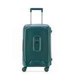 DELSEY PARIS - MONCEY - Rigid Cabin Suitcase - 55x35x25 cm - 38 liters - S - Green