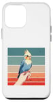 Coque pour iPhone 12 mini Cockatiel oiseau perché doigt calme animal confortable