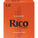 D'Addario RBA1020 Klarinett Flis Rico Eb Clarinet 2.0 10 Pack