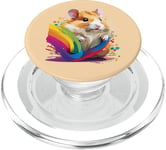 hamster accessoire drôle meme animaux anniversaire enfant multicolore PopSockets PopGrip pour MagSafe