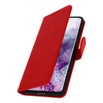 Flip wallet case, magnetic cover with stand for Samsung Galaxy S20 Ultra – Red