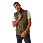 Regatta Mens Lightweight Travel Vests, Dark Khaki, XXL UK