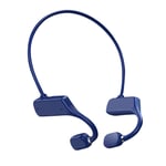 Moares Bone Conduction Headphones Bluetooth Waterproof Comfortable Wear Open Ear Hook Light Weight Not In-ear Sports Wireless Earphones Blue