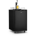 Klarstein Big Spender Single Tireuse à bière mobile, réfrigérateur pour fût -1 à 3°C ,50L max. ,Pompe à bière, Machine à bière, Noir