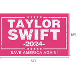 Taylor 2024 Flagga 3x5 Ft Musiker Flaggor För Rum College Sovrum Sovrum Vägg Gobeläng Inredning Rolig Fest Swift Banner pink