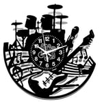 Instant Karma Clocks | Horloge Murale | Bassista | Guitare | Instruments de Musique | Musicien | Musicien | Musique | Batterie | Rock Metal Punk | Idée Cadeau