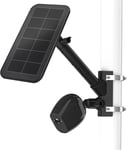 Support De Mât 2 En 1 Pour Panneau Solaire Arlo, Arlo Pro 3, Arlo Ultra1&2, Arlo Essential, Arlo Pro 4, Eufycam - Accessoire De Montage Extérieur Pour Arlo Pro 4 Et Panneau Solaire[YIN143053]