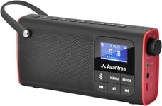 SP850 - Radio FM & Lecteur Audio Micro SD,Enceinte Filaire & sans-Fil Bluetooth 3-en-1,Mémorisation & Scan Automatique des Stations,Légère et Portable(Q5)