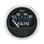 FARIA Voltmeter 10-16 Volt Ø2" - Sort m/ blank ring