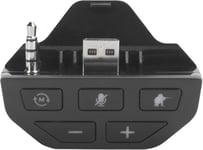 Contrôleur d'adaptateur de Casque stéréo pour Xbox One, Adaptateur Audio sans Fil à Plusieurs Modes Audio avec Prise 3,5 mm, rehausseur de Son de Manette réglable pour Xbox, Manette de Jeu(Noir)