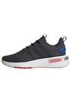 adidas Men's Racer TR23 Shoes, Carbon/Core Black/Royal Blue, 8