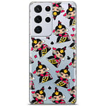 ERT GROUP Coque de téléphone Portable pour Samsung S21 Ultra Original et sous Licence Officielle Disney Motif Queen of Hearts 002 Parfaitement adapté à la Forme du téléphone Portable, partiel imprimé