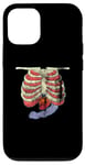 iPhone 12/12 Pro Skeleton Bone Zombie Blood Rib Halloween Costume Case