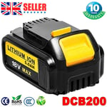 18V 5.0AH Li-ion For Dewalt DCB184 DCB182 DCB200 DCF885 DCD780B XR Slide Battery