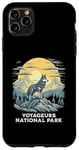 Coque pour iPhone 11 Pro Max Voyageurs National Park Grey Wolf Wildlife