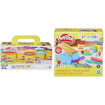 Play-Doh – 20 Pots de Pate A Modeler - Super Couleurs - 84 G Chacun & Coffret Starter Le Serpentin, Loisirs créatifs avec pâte à Modeler pour Enfants