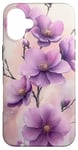 Coque pour iPhone 16 Plus Fleur De Cerisier Japonais Fleur Pourpre