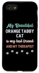 Coque pour iPhone SE (2020) / 7 / 8 Chat tigré orange pour maman, papa, propriétaire, amant, thérapeute et ami